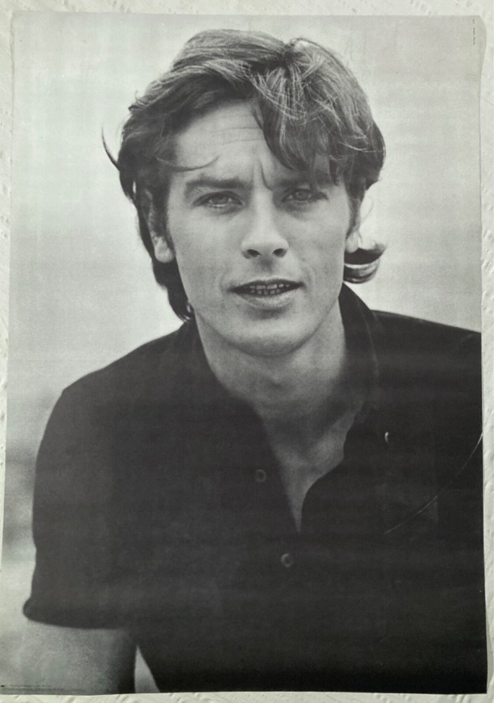 Alain Delon 1969 Personality Poster New York City Hippie Head Shop