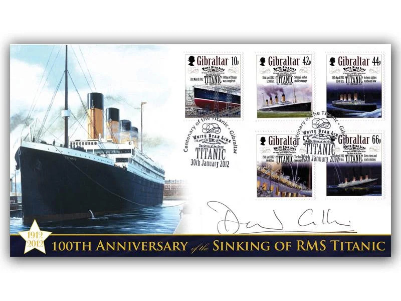 Titanic Centenary | Signed David Calder | Gibraltar Stamps
