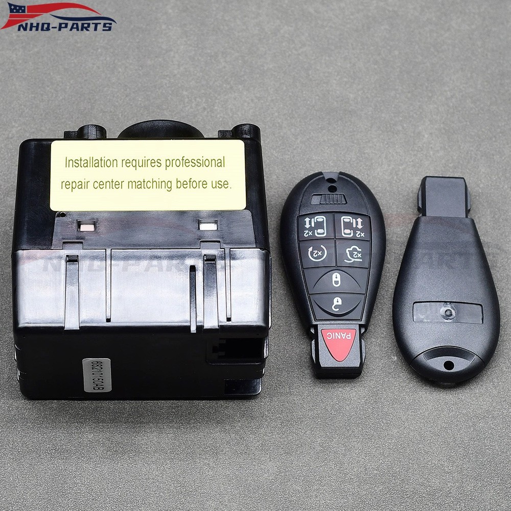 Ignition Switch Node Module &Key For Chrysler Dodge Jeep 68210150AB CBTTP577AB
