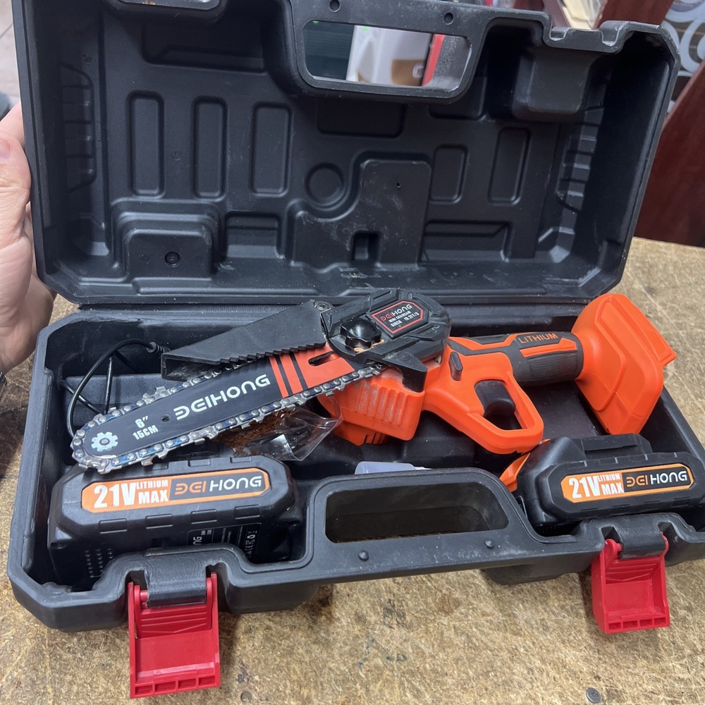 Deihong 21v Lithium Max 6” Mini Chainsaw Kit