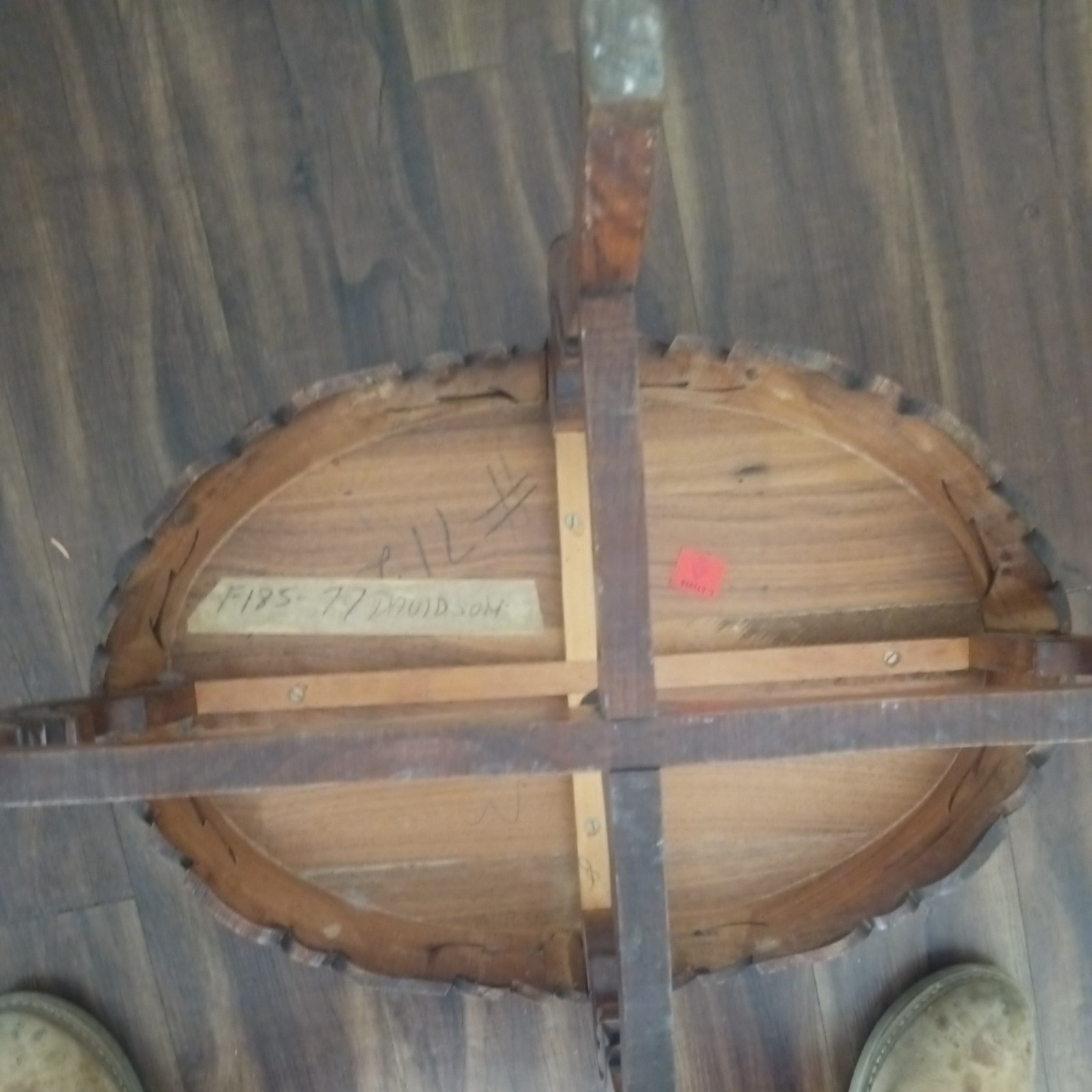 Antique Walnut carved lady basking in sun wood coffee table art nouveau deco