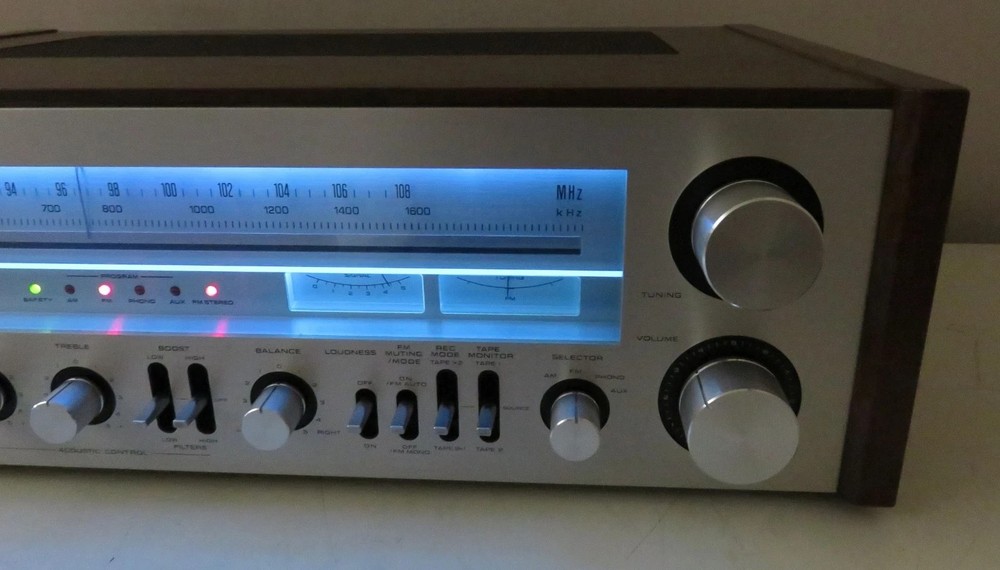 TECHNICS SA-600 RECEIVER WORKS PERFECT SERVICED FULLY RECAPPED + LED's