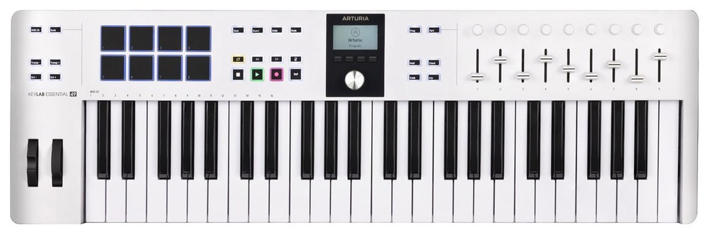 ARTURIA Keylab Essential 49 mk3 White 49-Key USB MIDI Keyboard Controller