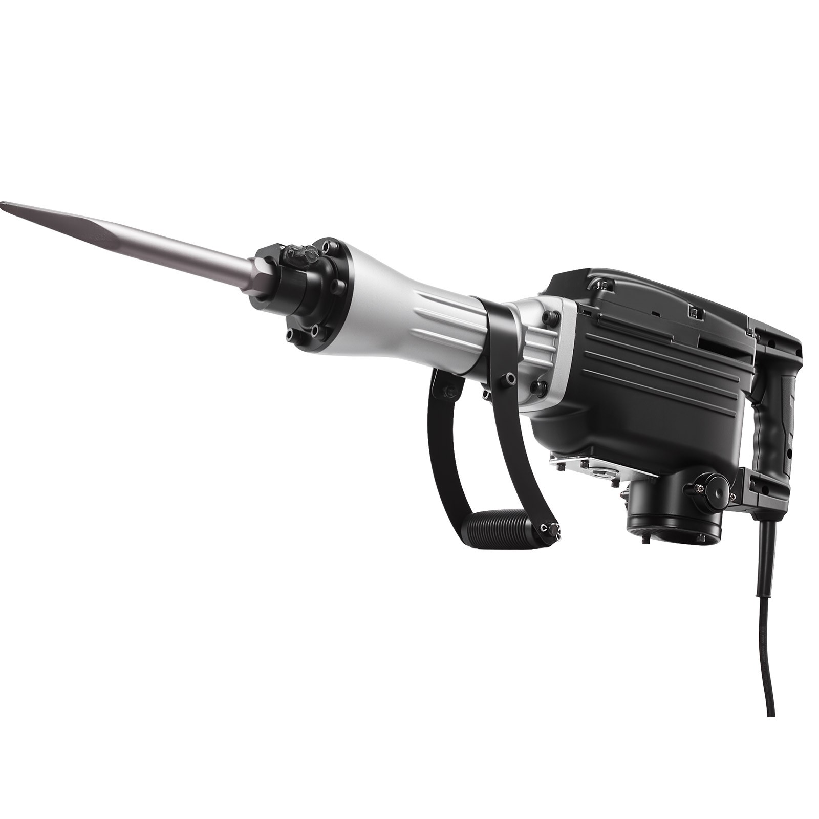 VEVOR Demolition Jack Hammer Concrete Breaker 2200W Electric Hammer 2Chisel Bits