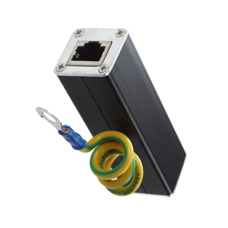 Low Energy Consumption Ethernet Surge Protector for Networking Surveillances