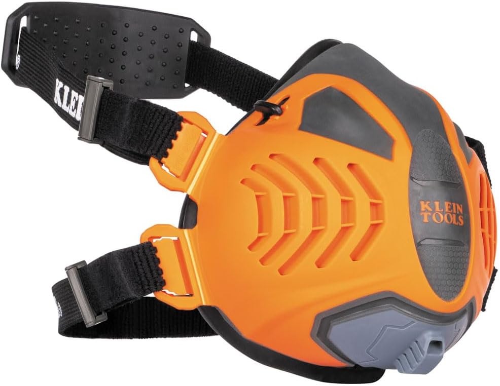 Klein Tools P100 Half-Mask Reusable Respirator with Replaceable Filters