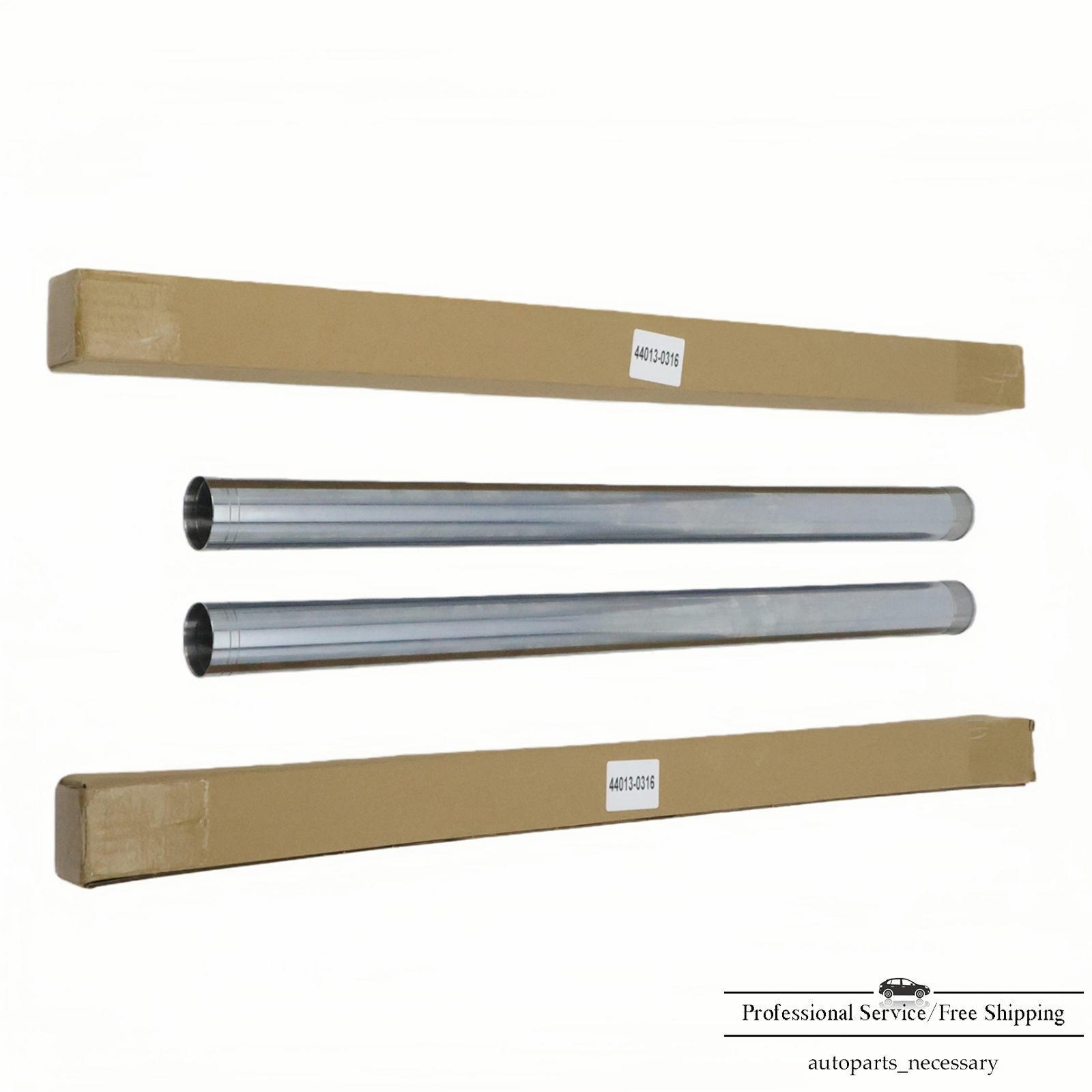 2x Front Shock Inner Fork Tubes For Kawasaki EX650 Ninja 650 2017-2023 41x585mm