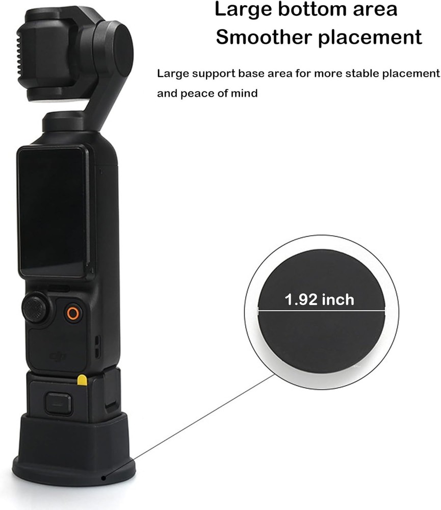 Portable Silicone Support Base for DJI Osmo Pocket 3 - Scratch-Resistant Design