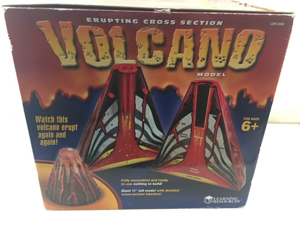 Learning Resources Erupting Volcano Model, Fun Science Learning, Homeschool, 6+