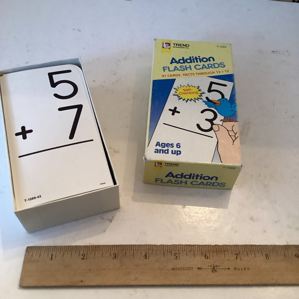 Trend Addition Flash Cards T-1569