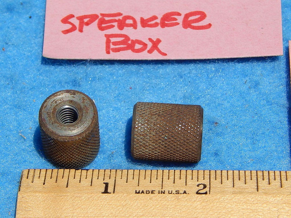1946 Packard Plamor Cabinet Speaker Box Thumb Nuts - 2 each