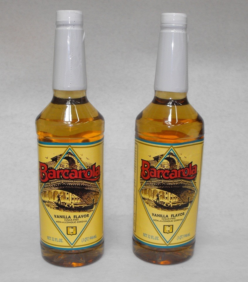 (2 Pack) Gourmet SUGAR FREE VANILLA SYRUP 32oz. Coffee Drink Italian Soda Flavor