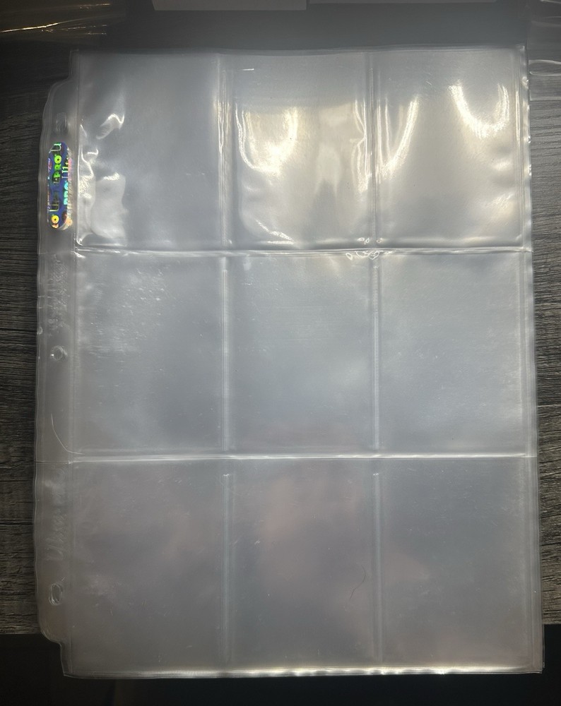 Ultra Pro 9 Pocket 45 Binder Pages