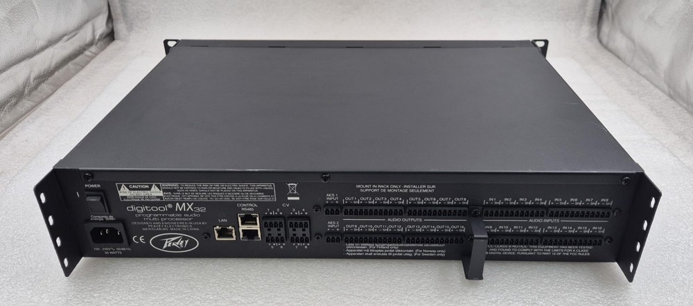 Peavey Digitool MX32 Programmable Digital Audio Multi Processor