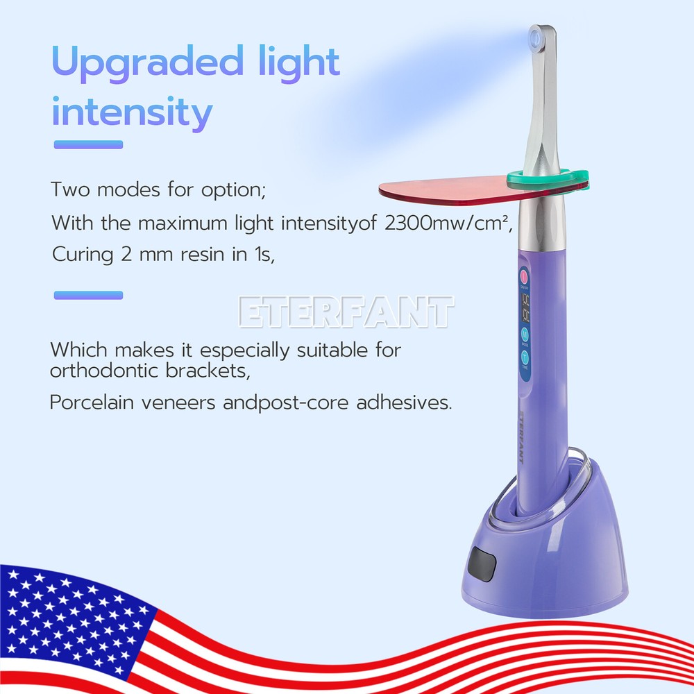 ETERFANT DTE Dental iLed Max 1 Second Curing Light LED Curing Lamp 2500 MW/CM