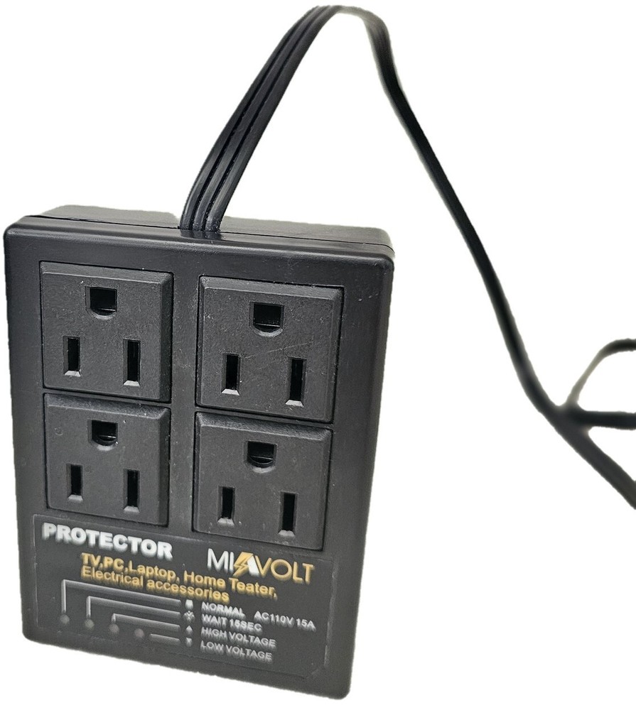 4 PACK Power Surge Protector for LCD LED, Plasma TV's, Electrical Accessories