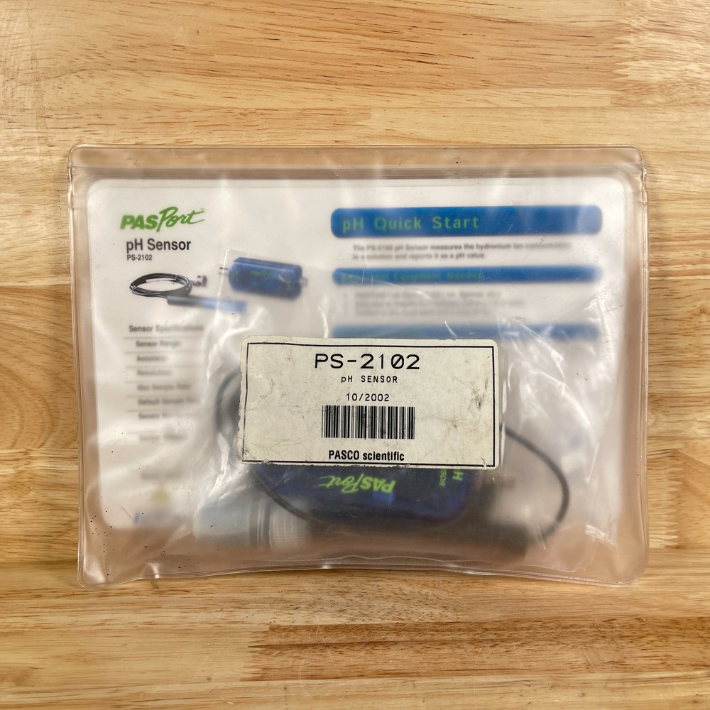 Pasport PS-2102 Portable 0.01 Resolution 0-14 Range 50Hz Max Sample PH Sensor