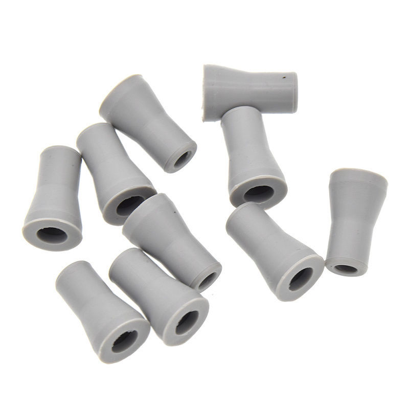 10 Pcs Dental Saliva Ejector Weak Suction Rubber Snap Tip Adapter Replacement