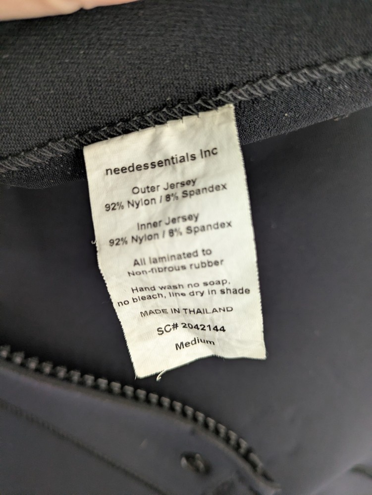 needessenitals 2mm Thermal Bib Zip Spring Wetsuit