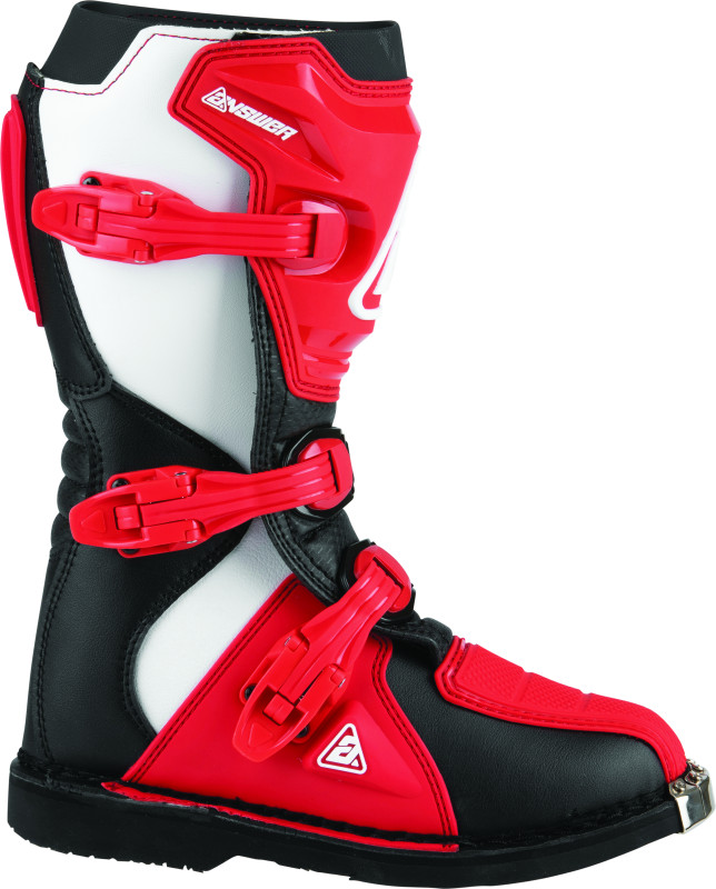 Answer AR1 Boot Black/Red Youth Size - 1