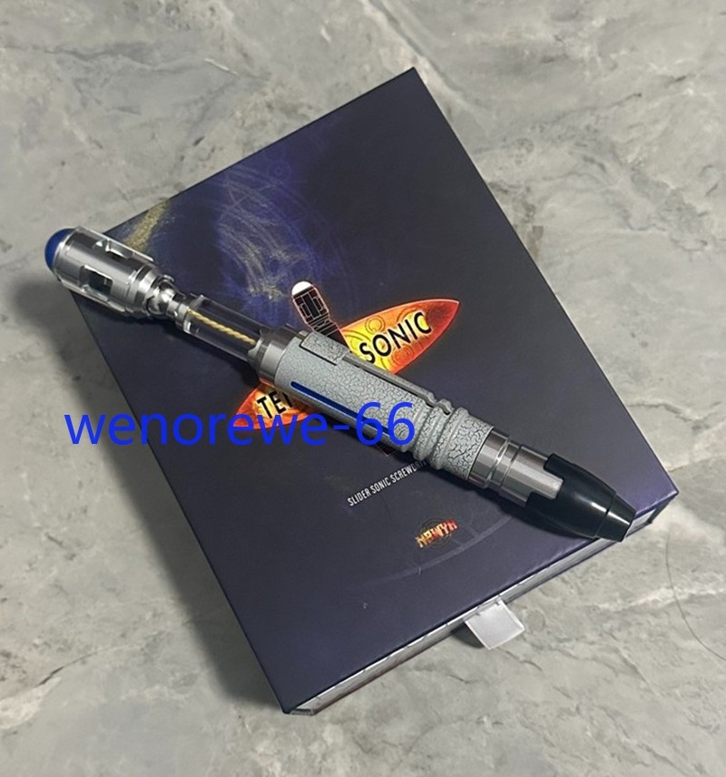 US Now!! NAWYA Doctor Who 10th Replica Metal LED Sonic Screwdriver Scalable Prop