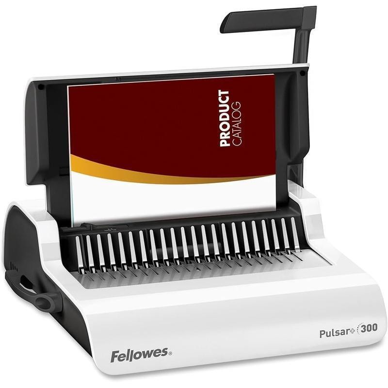 Binding Machine Comb Punch Manual Up to 20 Sheets Binds 300 Sheets Edge Guide US