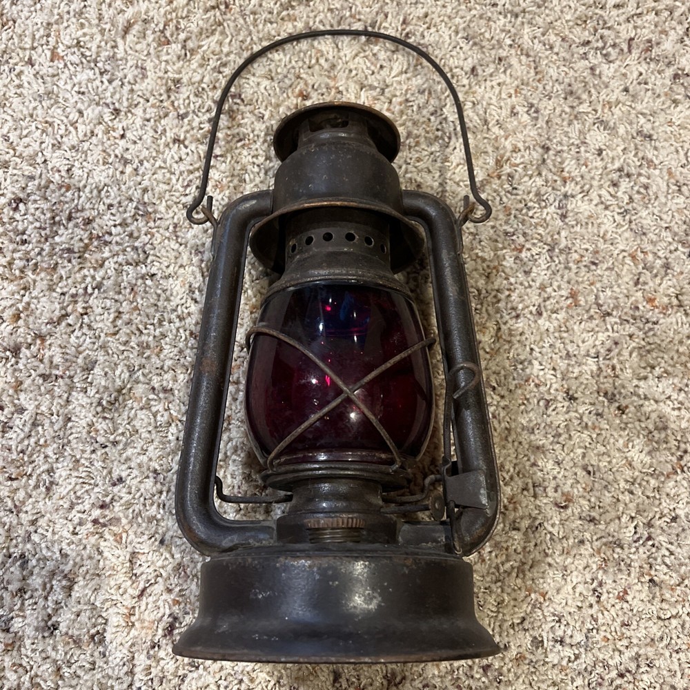 Embury lantern, # 150 Little Supreme red globe