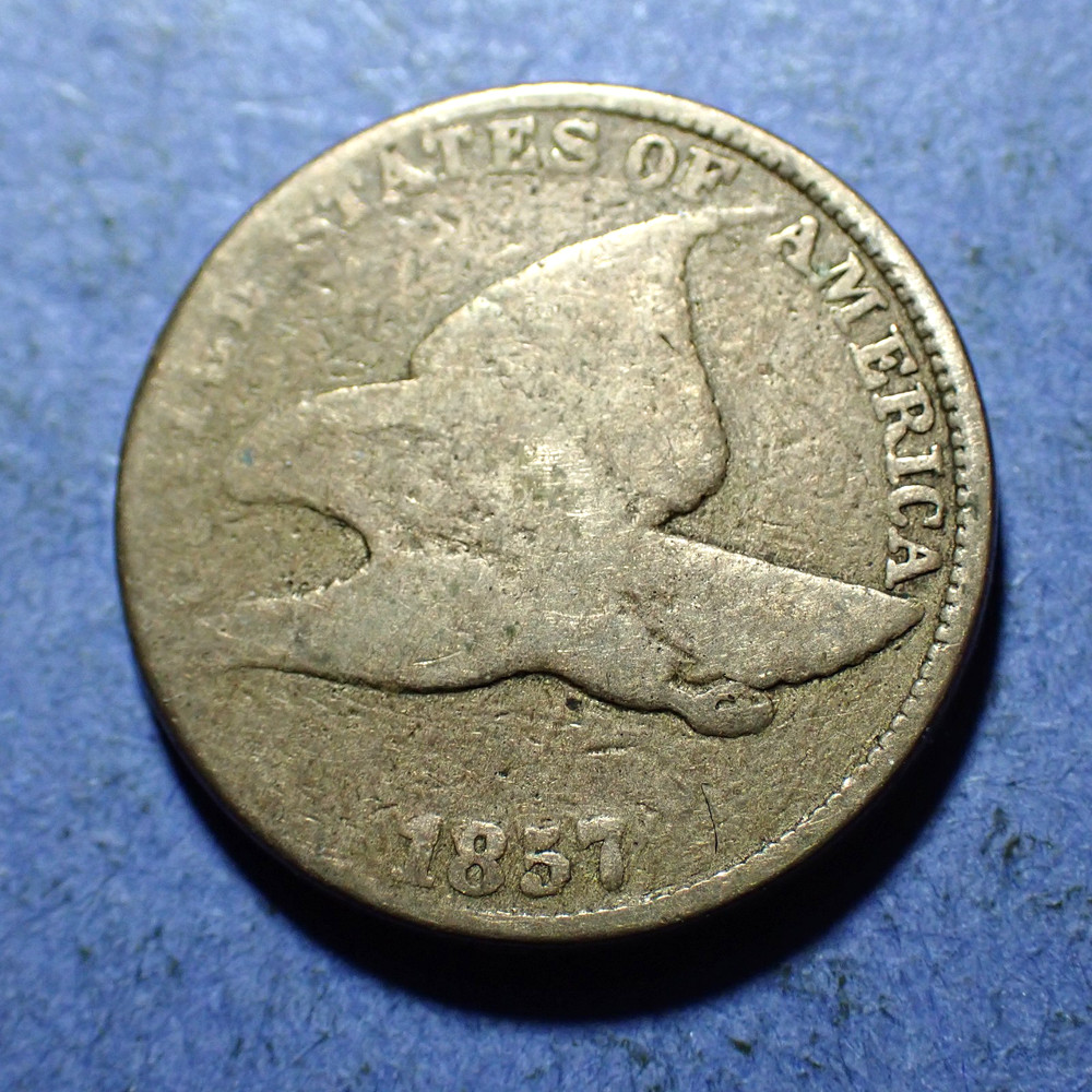 1857 Flying Eagle Cent  Good-