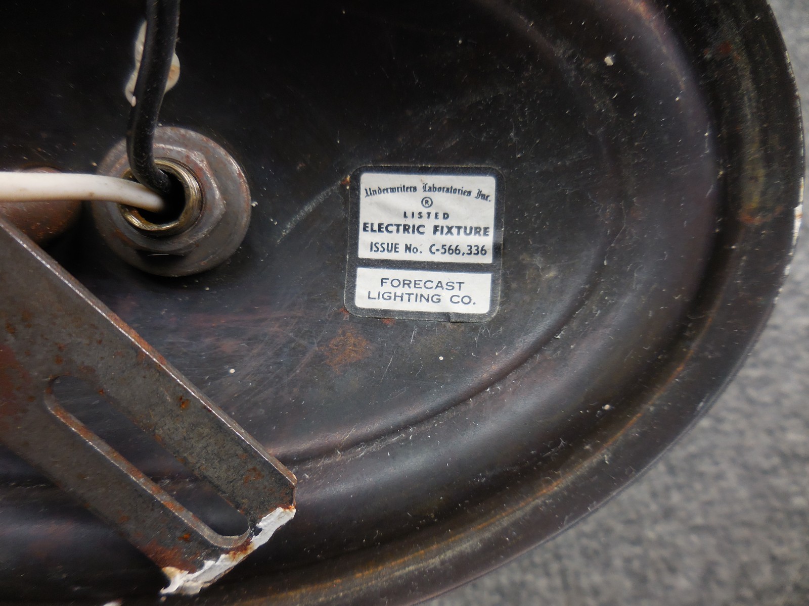 Vintage Pair Forecast Lighting Co. D-2938 Electric Fixture Wall Sconce