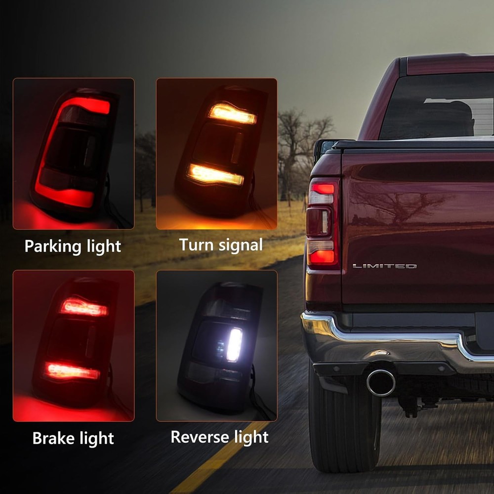 LED Tail Light Dodge Ram 1500 2019-2023 Red Left Right