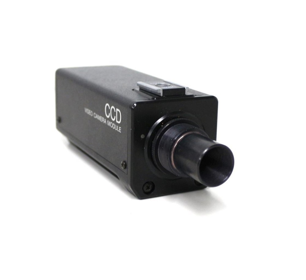 Sony XC-57 CCD Video Camera Module w/CMA-D2 Camera Adaptor & Gaertner Microscope