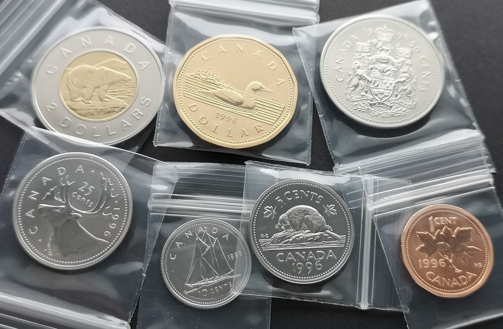 *** CANADA  1996  SPECIMEN  COINS  SET ***