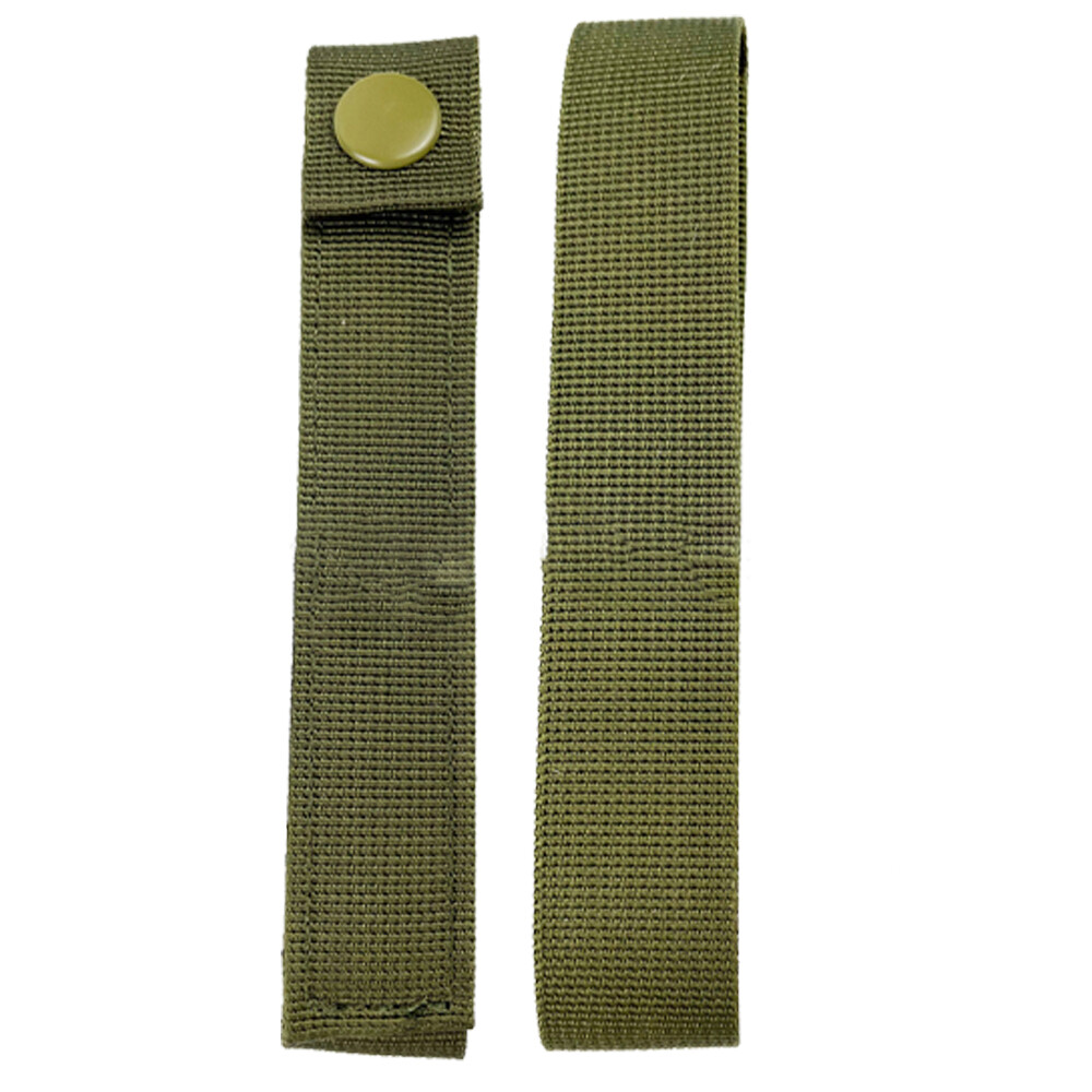 8 Pcs 6" MOD MOLLE PALS Modular Web Gear Replacement Tie Straps Green