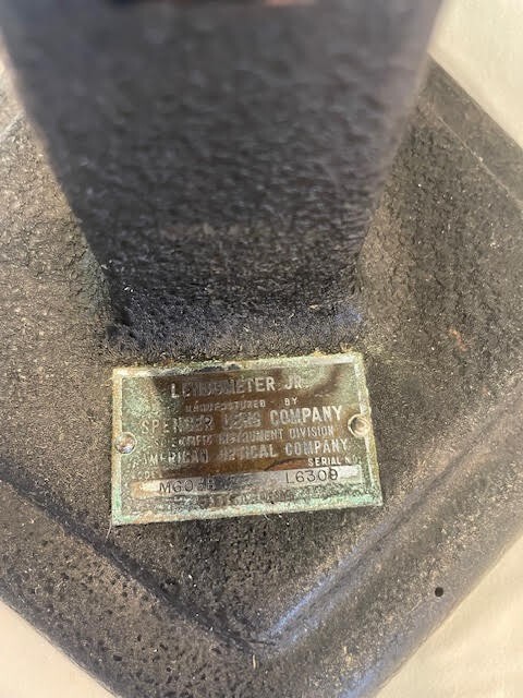 Vintage American Optical Lensmeter/Lensometer Model M603B Optometry Optical