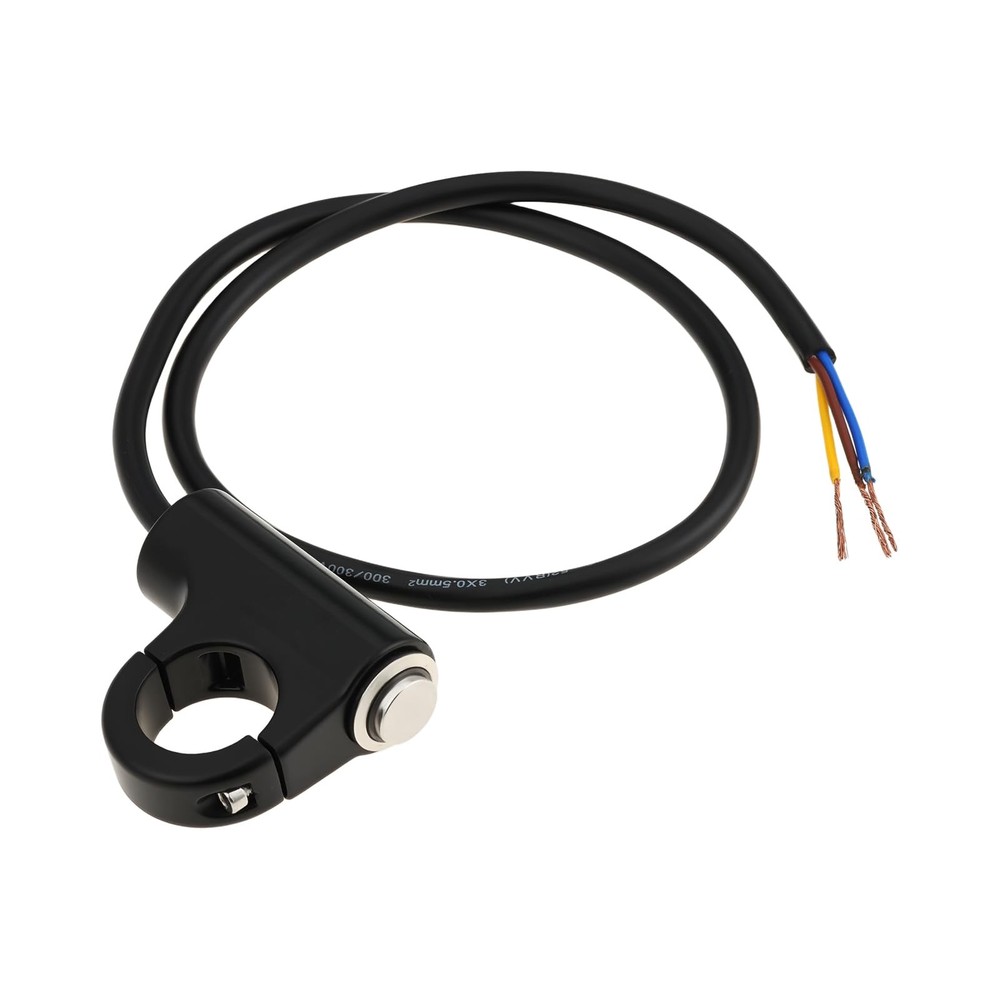 22mm 3-Wires Self-Locking Motorcycle Handlebar Headlight Switch DC 12V 10A