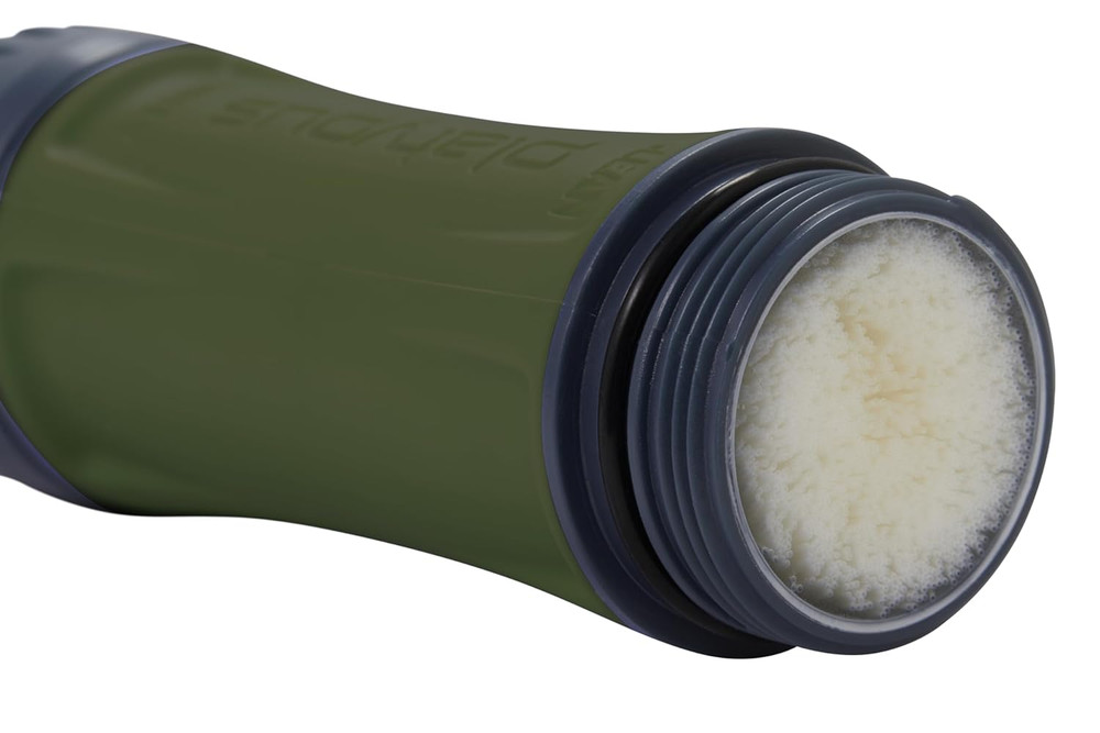 Platypus Quickdraw Ultralight Backpacking Water Filter, Green