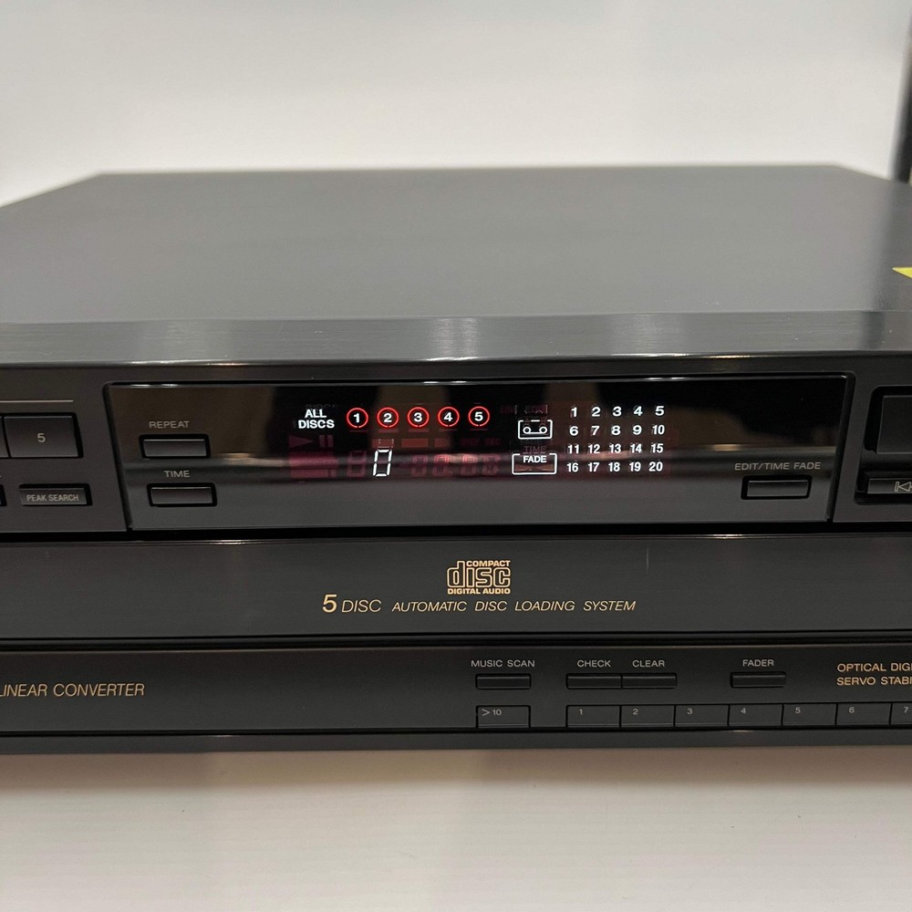 Sony CDP C515 Disc Player Tested Works - Black