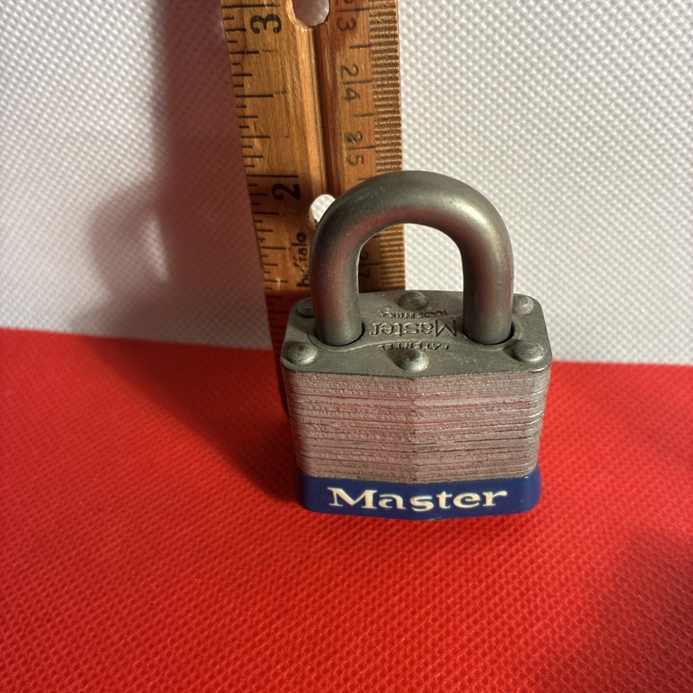 3 Master Locks Keyed Alike (4-Keys ) Padlocks. USA