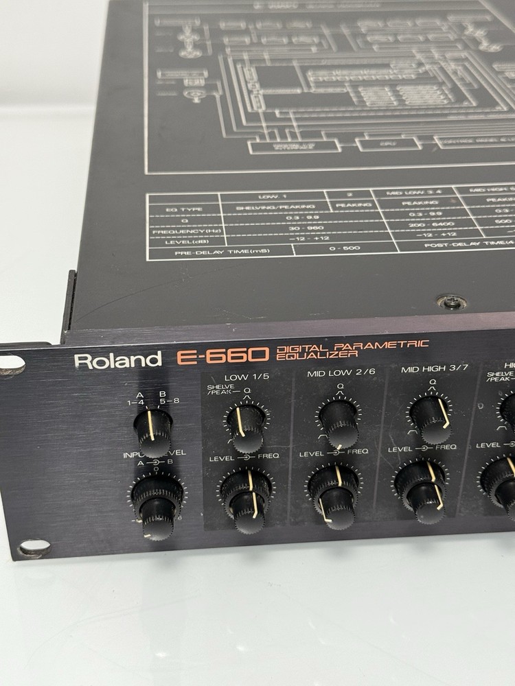 Roland E-660 Digital Stereo Parametric Mastering EQ