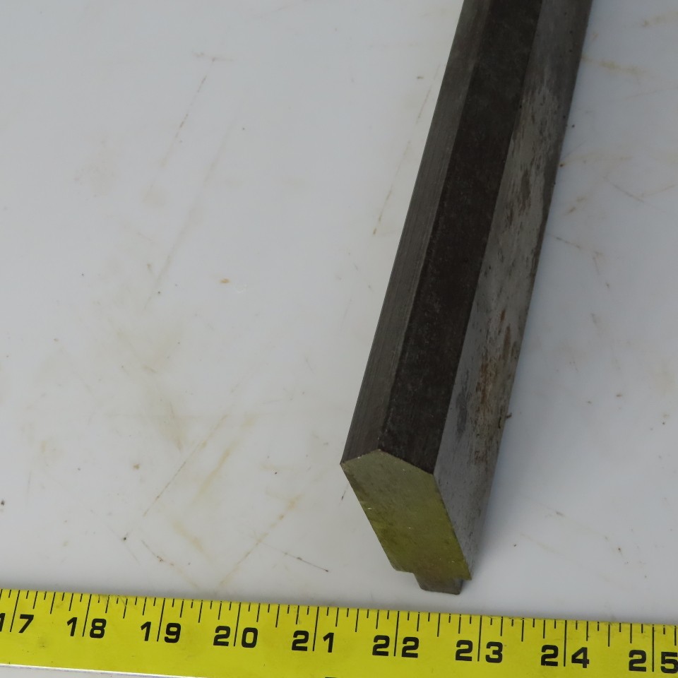 12" Press Brake 90° Forming Angle Die Block 1/2" Tang 4-1/4" Ht 1" Thick