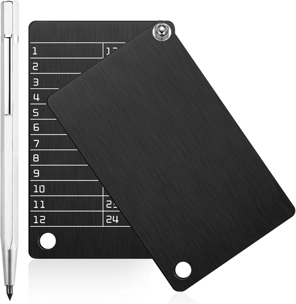 Cryptocurrency Wallet Metal Backup Plate