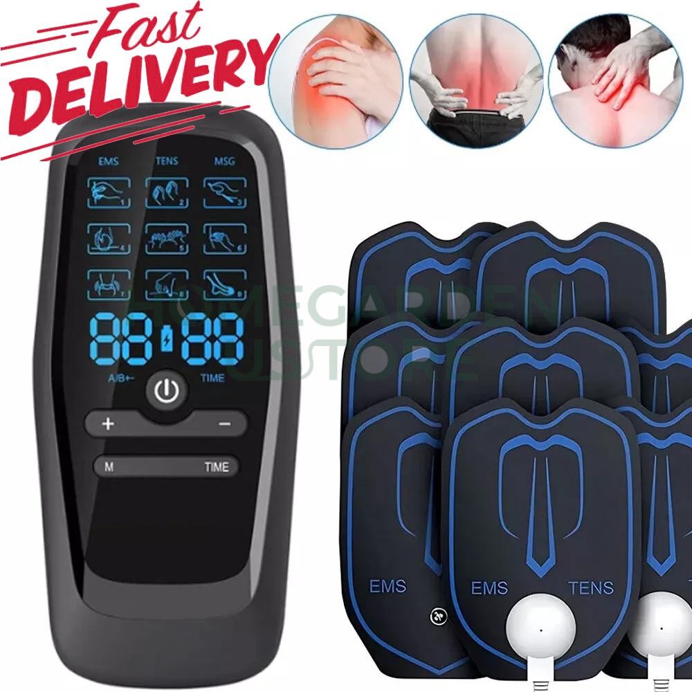 27 Modes Tens Unit Muscle Therapy Pain Relief Stimulator Machine Pulse Massager~