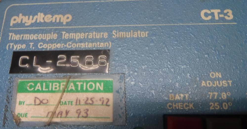 physitemp ct-3 FREE SHIPPING