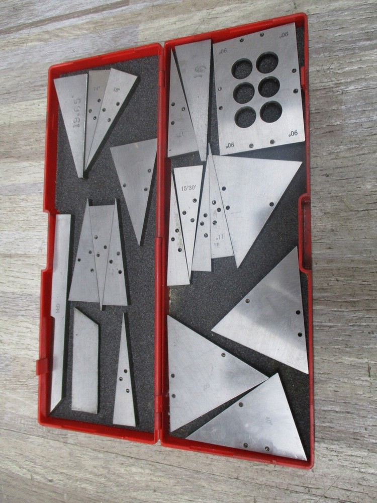 SPI Block & Angle Plate Set, Universal Combination 21PIECES NICE
