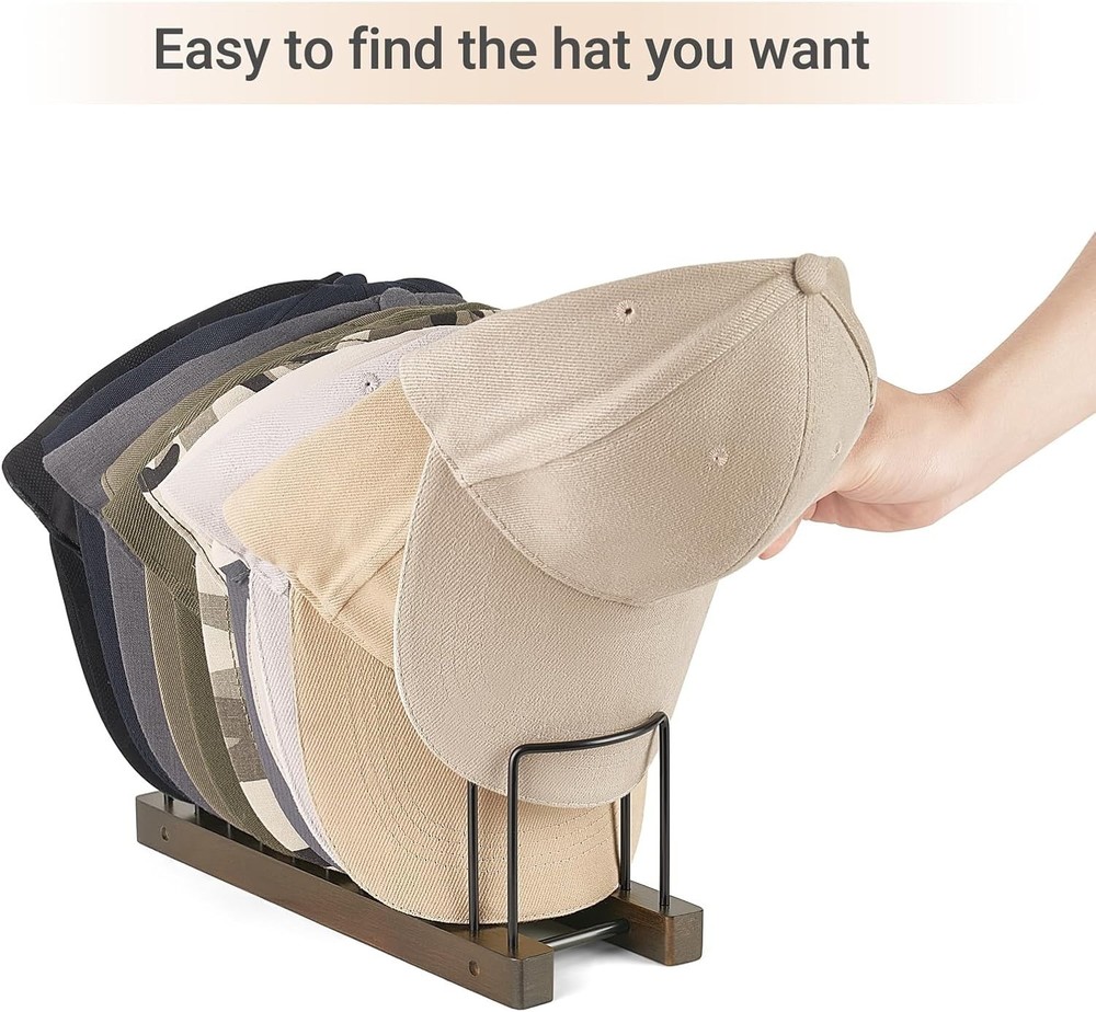 Hat Organizer Baseball Caps 1 Pack Hat Stand Storage 10 Baseball Caps Tabletop