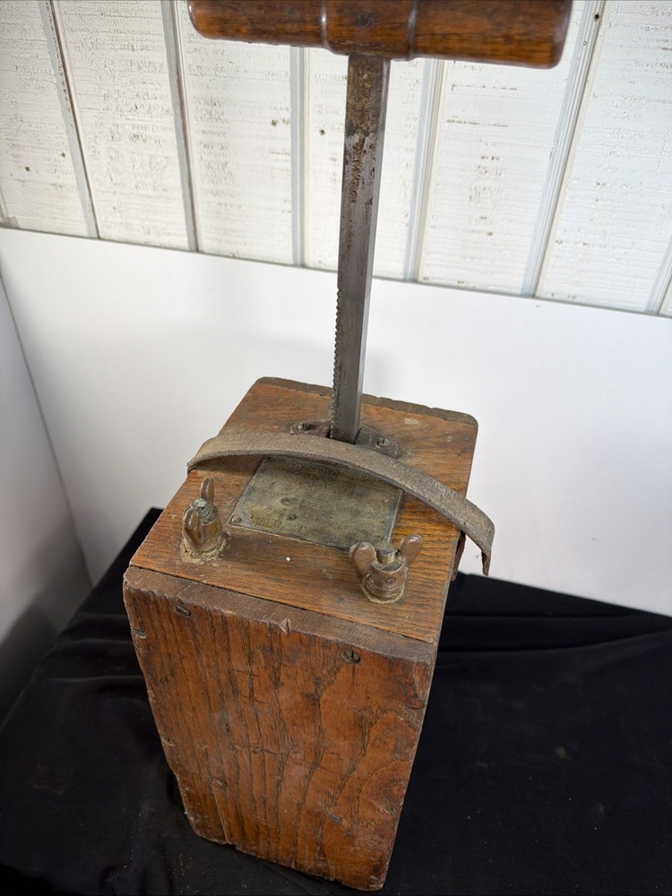 VINTAGE ATLAS #3 -50 BLASTING MACHINE DYNAMITE DETONATOR PLUNGER