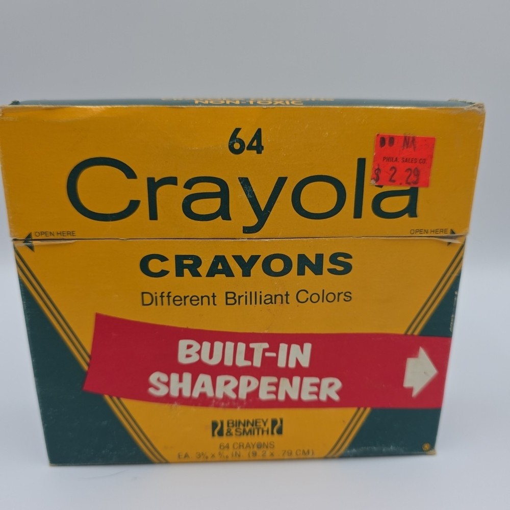 Crayola Crayons Binney Smith VTG Sharpener Used 4 Missing READ