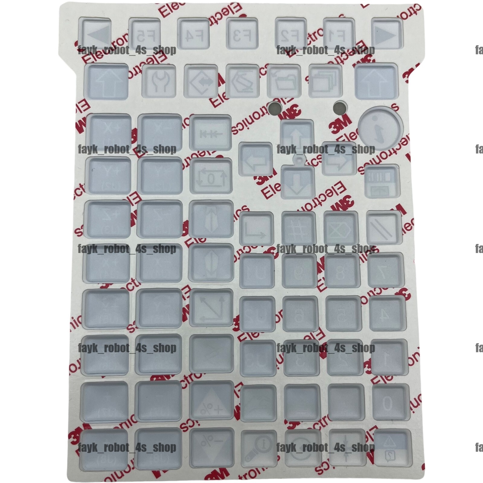 New For Fanuc A05B-2255/A05B-2256 flex pendant keypad Front Overlay button film