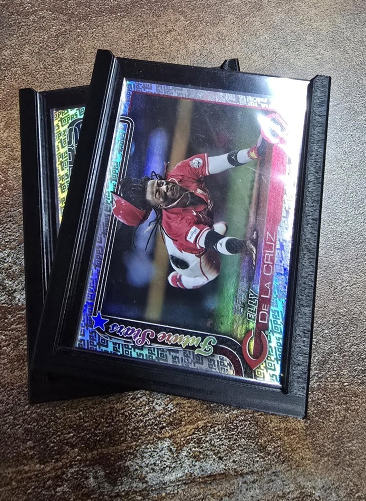 Wall Mount Trading Card Holder - 3D Printed - Customizable!