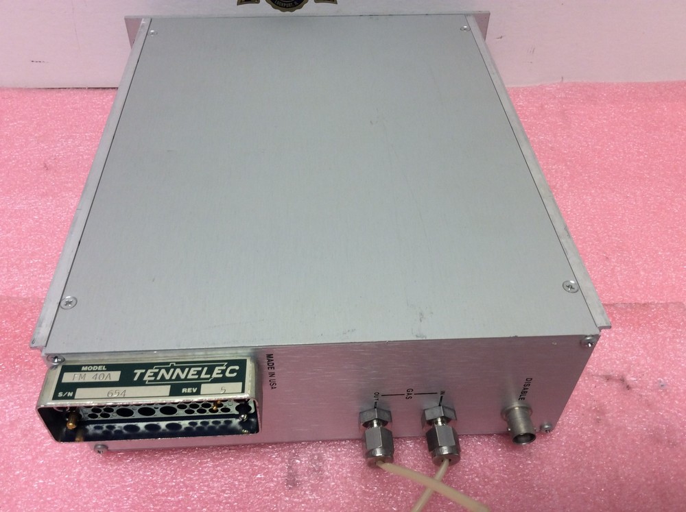 TENNELEC NIM computer module model # FM 40A Flowmeter BIN MODULE